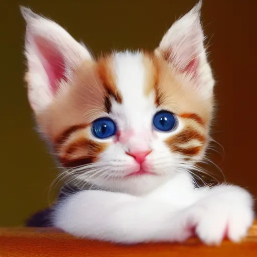 Image similar to a cute baby calico kitten