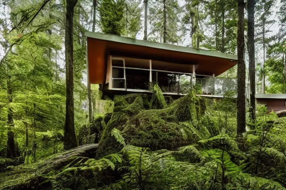 Image similar to an entire house in the forest