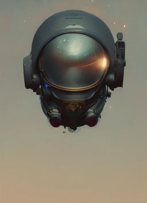 Image similar to astronaut helmet, extremely detailed digital painting, in the style of fenghua zhong and ruan jia and jeremy lipking and peter mohrbacher, mystical colors, rim light, beautiful lighting, 8 k, stunning scene, raytracing, octane, trending on artstation