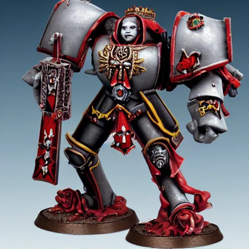 Image similar to warhammer 4 0 k queen elizabeth