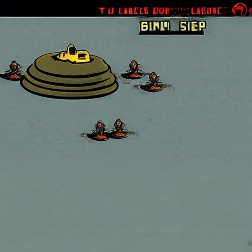 Image similar to dune battle for arrakis multiplayer in the style of ben fiquet