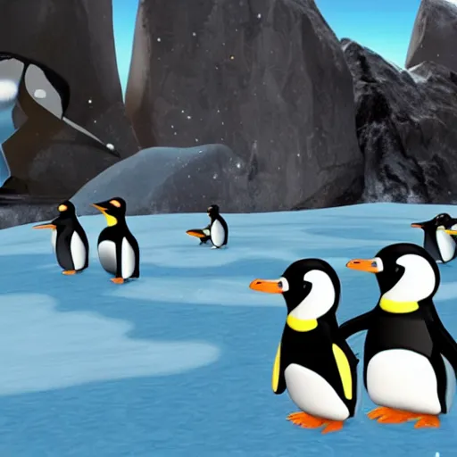 Image similar to this penguin game is the most popular steam game ever