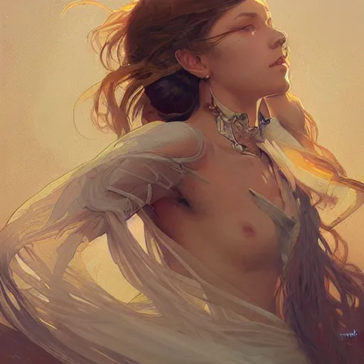 Image similar to human consciousness, highly detailed, digital painting, artstation, concept art, sharp focus, illustration, art by artgerm and greg rutkowski and alphonse mucha