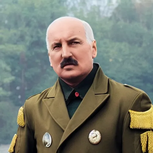 Image similar to Alexander Lukashenko in Avengers: The Kang Dynasty, cinematic still
