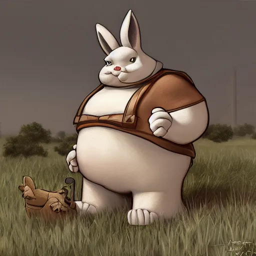 Image similar to masculine _ a _ big _ chungus _ beautiful _ amazing _ trending _ on _ artstation _ highly _ detailed _ painting