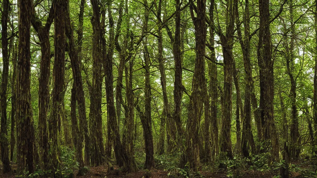 Prompt: photograph of trees