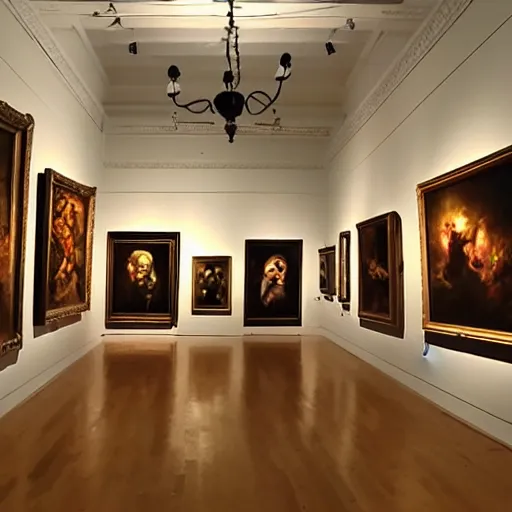 Image similar to Haunted Art Gallery