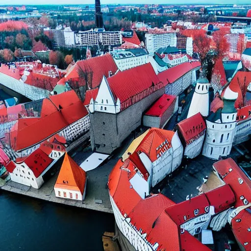 Image similar to Rīga from a birds eye view