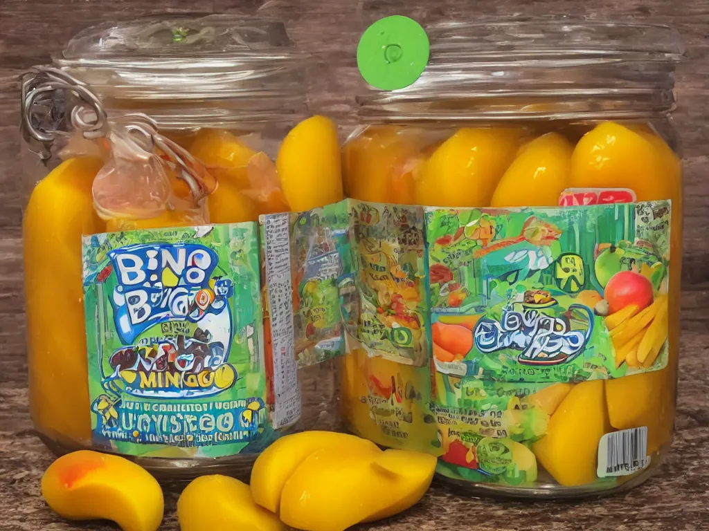 Prompt: bingo bango pickled mango