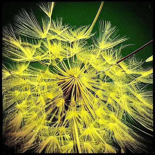 Prompt: “A dandelion as tall as a skyscraper in the middle of central park”