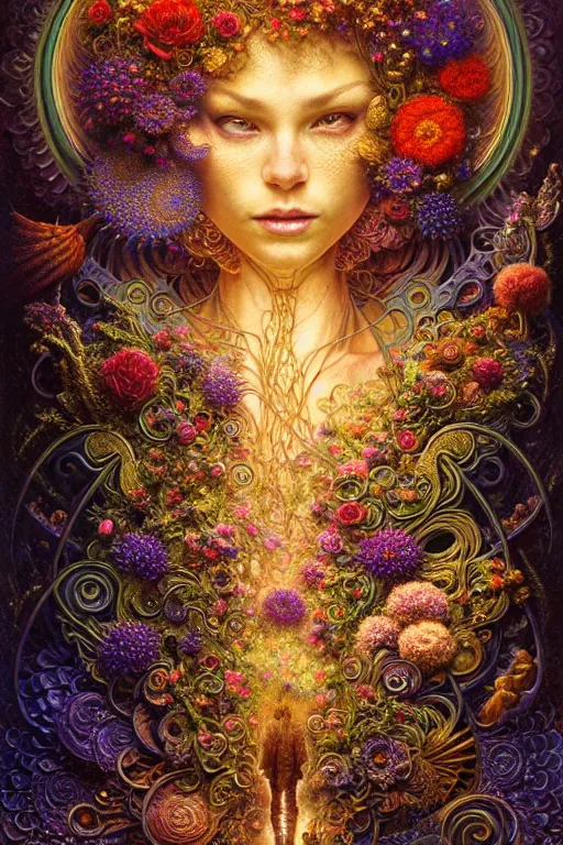 Prompt: intricate detailed flower james gurney,dan luvisi,Petros Afshar,tim hildebrandt,liam wong,Mark Riddick,thomas kinkade,ernst haeckel,dan mumford,trending on artstation,josephine wall, WLOP ,cgsociety by Gediminas Pranckevicius, trending on cgsociety and DeviantArt