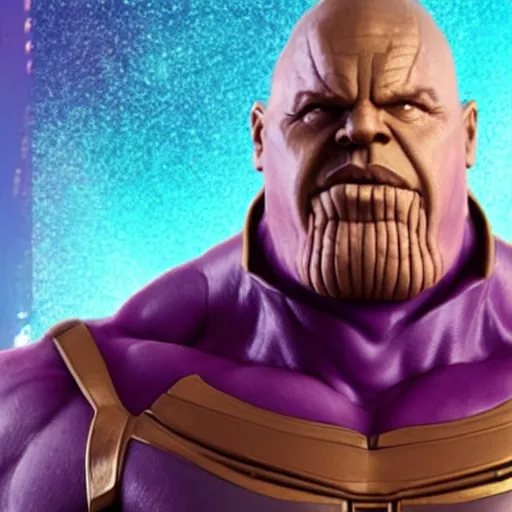 Prompt: photograph of a businessman Thanos