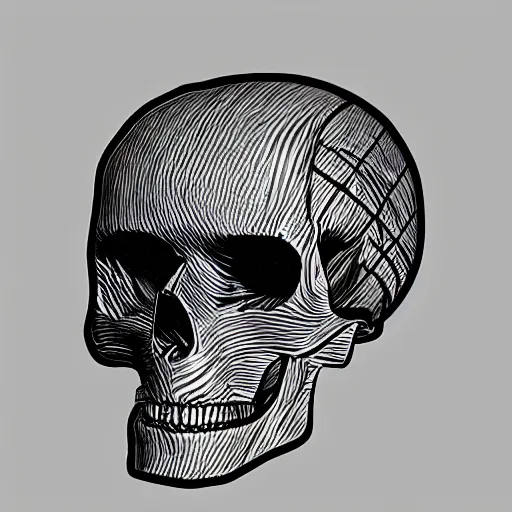 Image similar to skull lamp design, concept design