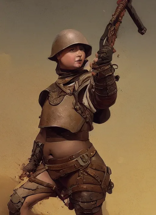 Prompt: hyper realistic photo of medieval chubby beautiful soldier girl, full body, rule of thirds, conceptart, saturated colors, cinematic, greg rutkowski, brom, james gurney, mignola, craig mullins,