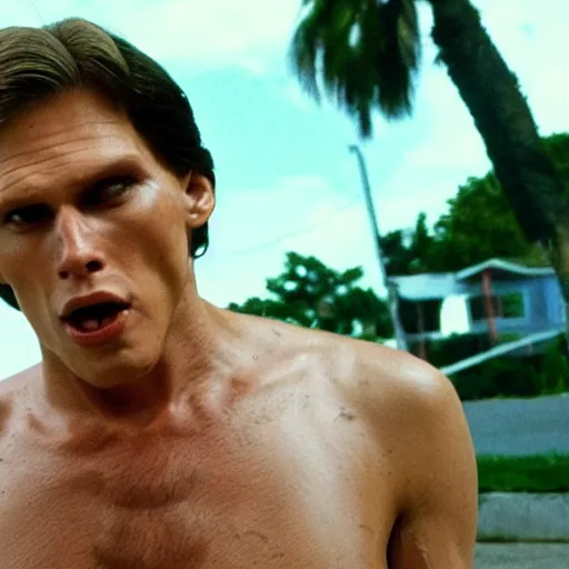 Prompt: Live Action Still of Jerma in Fast Times at Ridgemont High, real life, hyperrealistic, ultra realistic, realistic, highly detailed, epic, HD quality, 8k resolution, body and headshot, film still