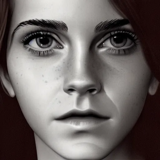 Image similar to emma watson, 8 k, depth of field, 3 d, art by keith thompson