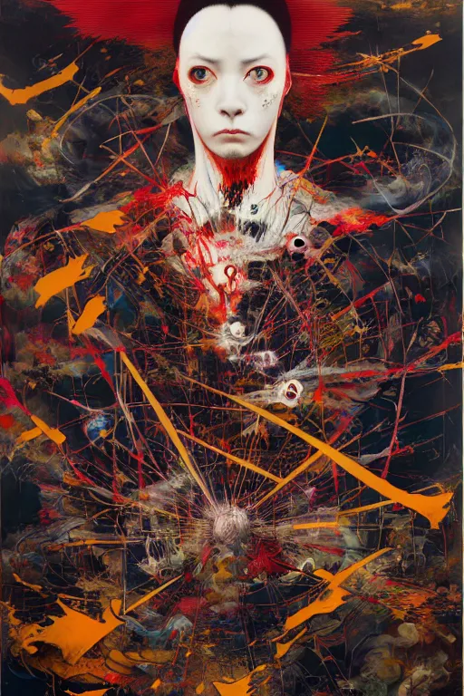 Prompt: half - life, gothic, rich deep colours, painted by francis bacon, adrian ghenie, james jean and petra cortright, part by gerhard richter, part by takato yamamoto. 8 k masterpiece