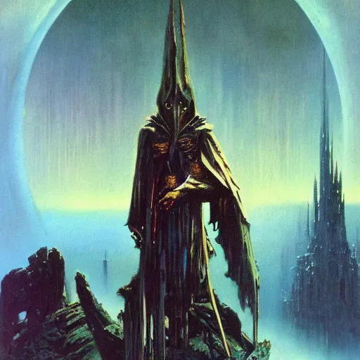 Image similar to ordinary mundane evil of man by bruce pennington and jeff easley