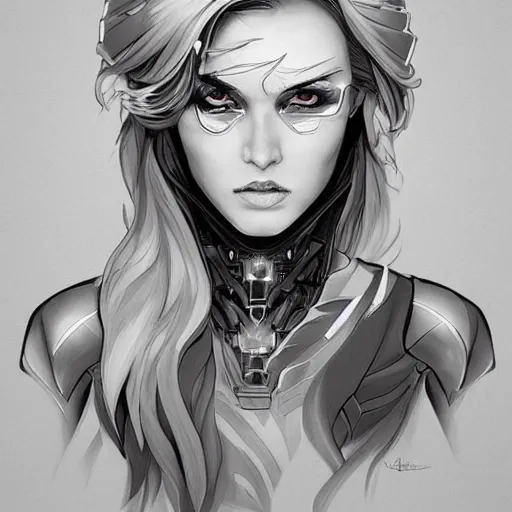 Image similar to woman portrait made out of ice and fire, beautiful, cyborg, comic book art, highly detailed, trending on artstation