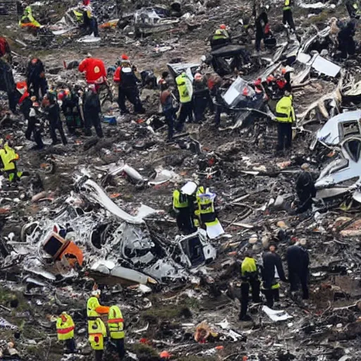 Image similar to air crash investigation, relief as hundreds survive where's wally