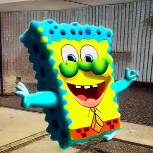 Image similar to spongebob in real life