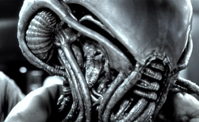 Image similar to alien facehugger warwick davis vfx film