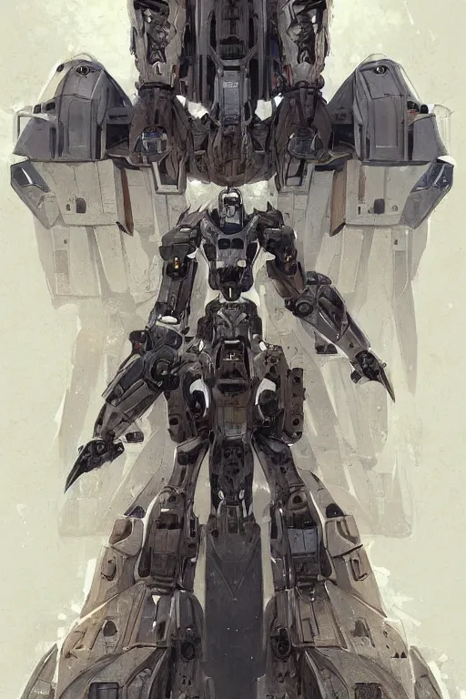 Image similar to very symmetrical!! full body illustrations of mecha, pen and ink, moderately detailed, by james gurney, by greg rutkowski, concept art, moth wing, bird feathers, spread wing, artstation, deviantart, pinterest, unreal engine