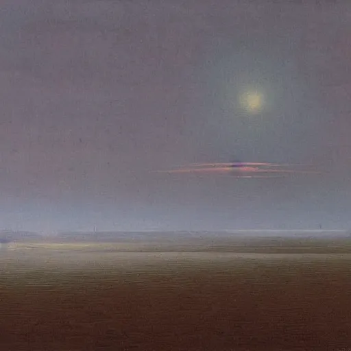 Prompt: Landscape, by Zdzisław Beksiński.