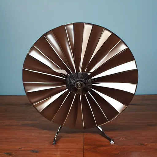 Image similar to 50's styled retro metallic table fan