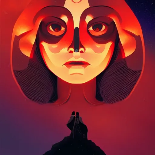 Image similar to face icon stylized minimalist star wars : episode v - the empire strikes back 1 9 8 0, loftis, cory behance hd by jesper ejsing, by rhads, makoto shinkai and lois van baarle, ilya kuvshinov, rossdraws global illumination