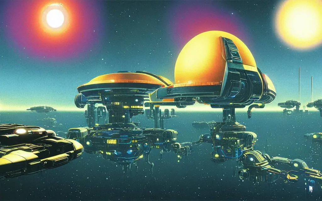 Image similar to a techno - spiritual utopian alien, perfect future, award winning digital art by chris foss