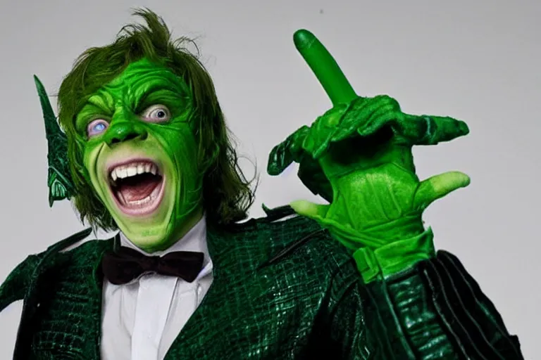 Image similar to Rupert Grint as The Green Goblin