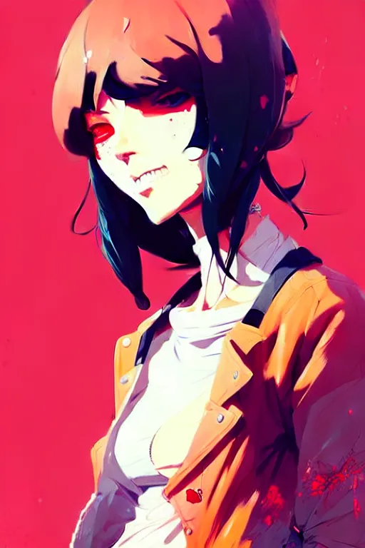 Image similar to a ultradetailed beautiful panting of a stylish girl in a gangsta clothing, by conrad roset, greg rutkowski and makoto shinkai, trending on artstation