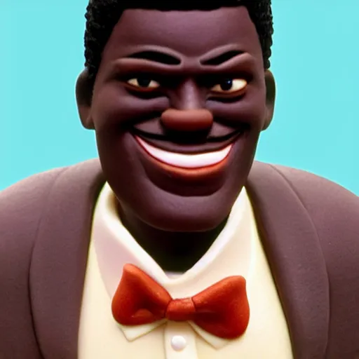 Prompt: bernie mac, made of clay, claymation