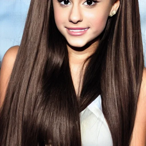 Prompt: Ariana Grande in the style of Denning, Guy