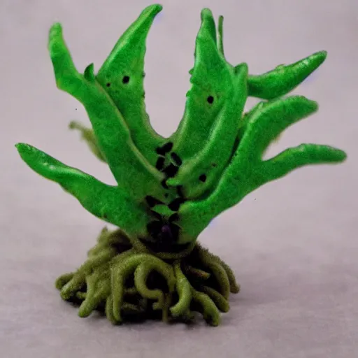 Prompt: flesh eating plant eldritch horror cthulhu