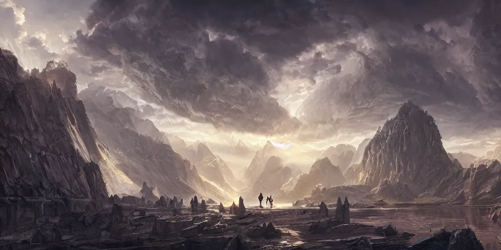 Prompt: beautiful crystal geode, alex ross, eddie mendoza, raphael lacoste, sebastian ludke, concept art, matte painting, highly detailed, rule of thirds, dynamic lighting, cinematic, detailed, magnificiant landscape, denoised, centerd