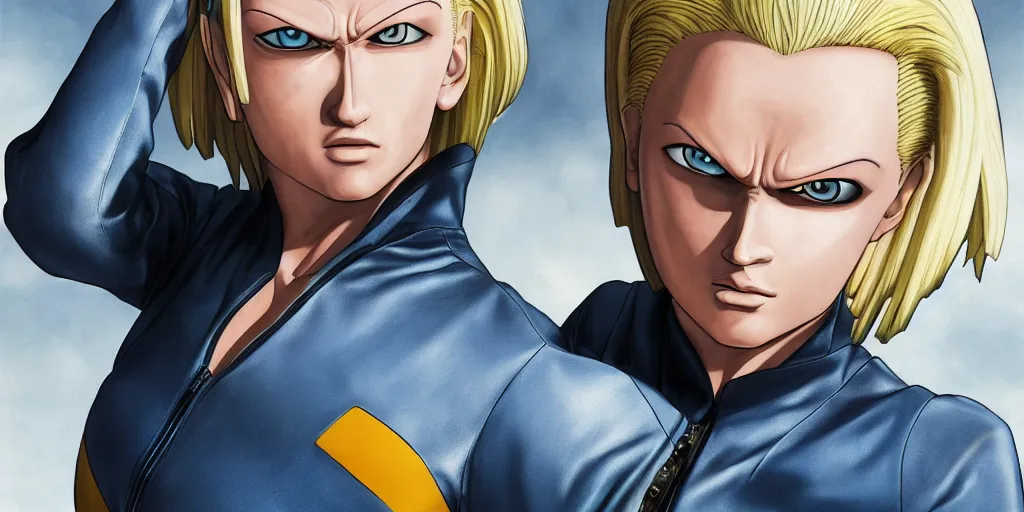 Prompt: android 18, hyper realism, 8k,