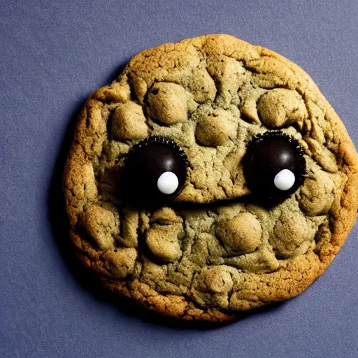 Image similar to !!! cookie monsta!!! made of weed buds eating a cookie photography portrait stylised jonathan zawada soft lighting