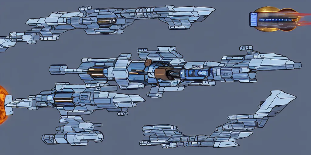 Image similar to Sajuuk starship from Homeworld: 2 in the style of Homeworld: 2