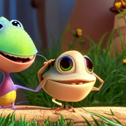 Image similar to disney pixar's a bug's life, cgi