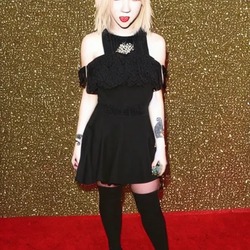 Prompt: Carly Rae Jepsen, goth