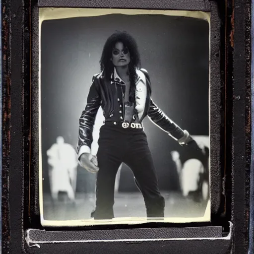 Image similar to Michael Jackson daguerrotype