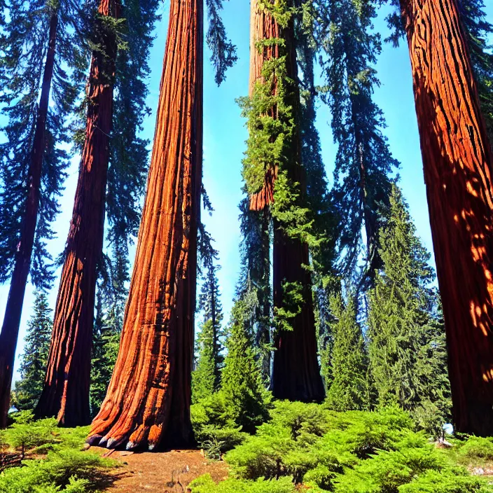 Image similar to giant jellyfish swarming among the giant sequoia trees at 2875 adanac.st vanvcouver,british columbia,canada