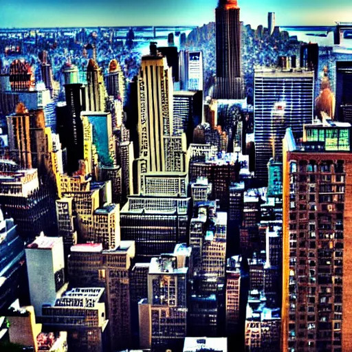Image similar to macro of new york city