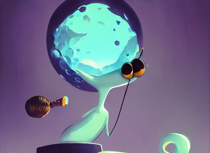 Image similar to pixar cartoon character. style by petros afshar, christopher balaskas, goro fujita, and rolf armstrong.