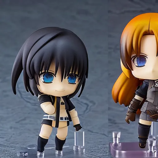 Image similar to nendoroid, figma and funko, detailed