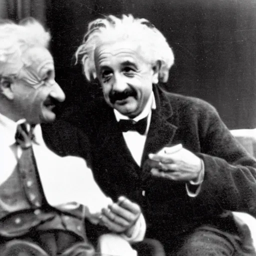 Prompt: photo of Albert Einstein playing igo