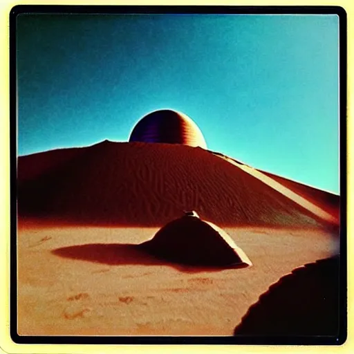 Image similar to colour aesthetic highly detailed photography scene from dune ( 2 0 2 1 ) by alejandro hodorovski and denis villeneuve and gregory crewdson style with ultra hyperrealistic very highly detailed faces. with many details by andrei tarkovsky and caravaggio in sci - fi style. volumetric natural light hyperrealism photo on fujifilm instax film