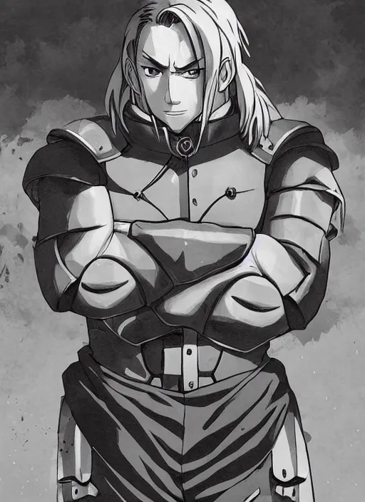 King Bradley from Fullmetal Alchemist Brotherhood with, Stable Diffusion